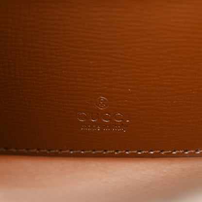 Gucci GG Supreme Monogram Azalea Calfskin Web Mini Jackie 1961 Hobo Beige Ebony Brown Sugar 6 of 10