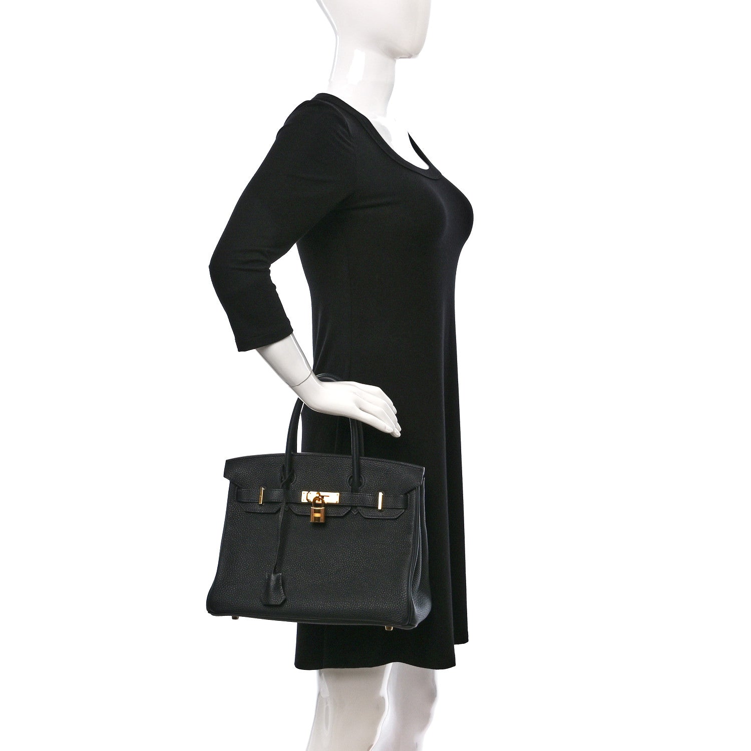 Hermes Togo Birkin 30 Vert Fonce 2 of 9
