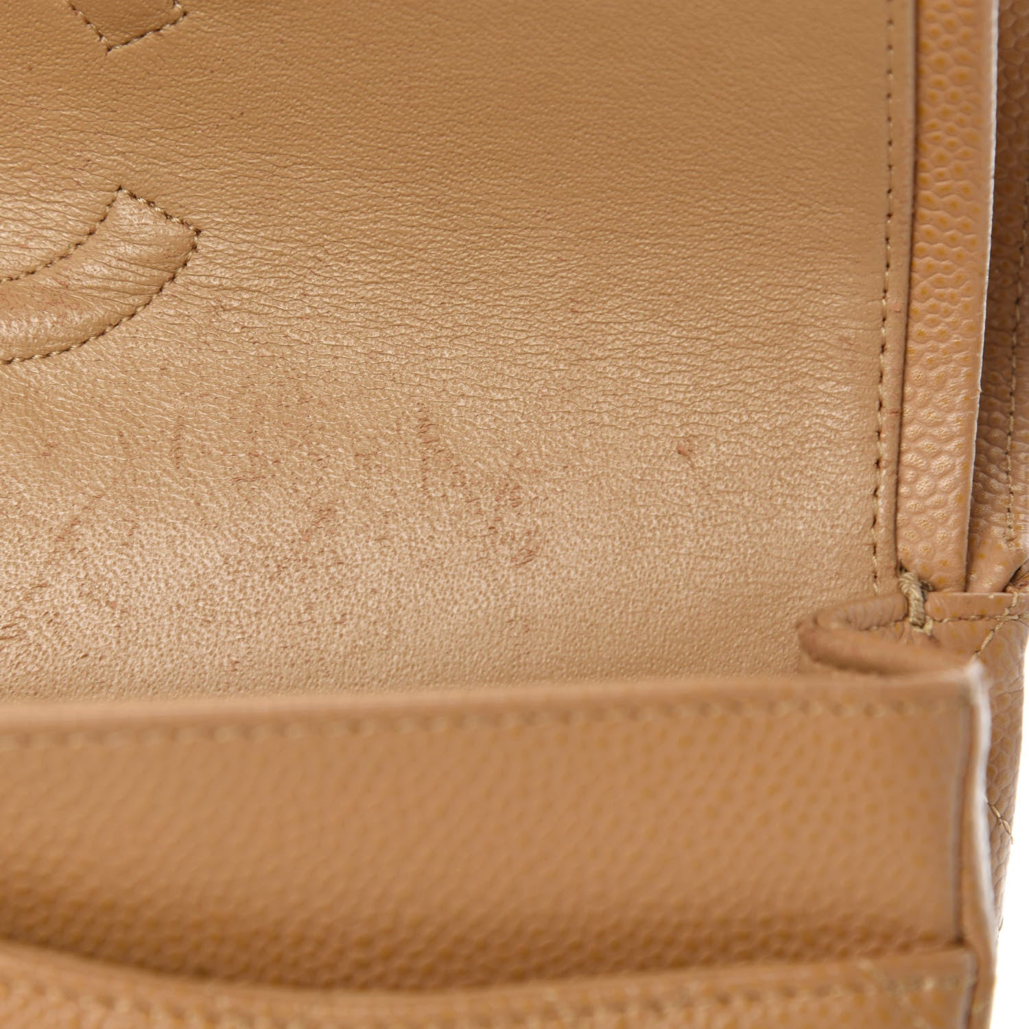 Chanel Caviar Quilted Medium Double Flap Beige 10 of 18