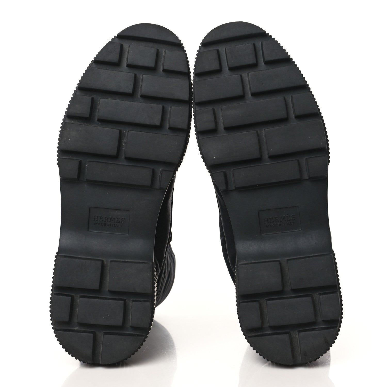 Hermes Calfskin Parachute Fresh Ankle Boots 38.5 Black 5 of 8