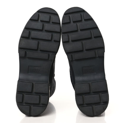 Hermes Calfskin Parachute Fresh Ankle Boots 38.5 Black 5 of 8