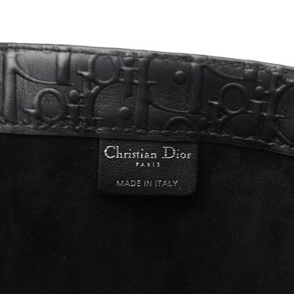 Christian Dior Oblique Calfskin Embossed Large Book Tote Black 7 of 16