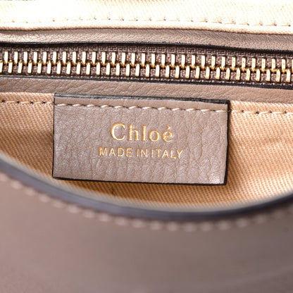Chloe Suede Calfskin Small Faye Backpack Motty Grey 7 of 8