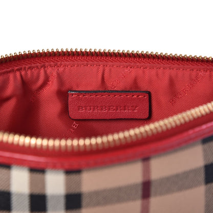 Burberry Haymarket Check Small Peyton Crossbody Clutch Bag 6 of 7