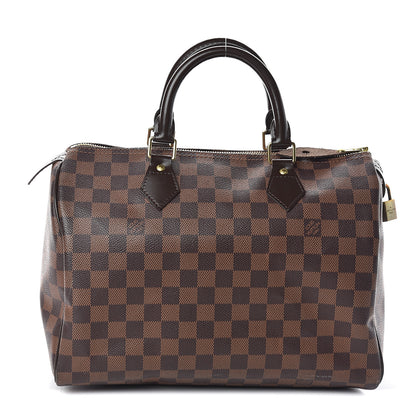 Louis Vuitton Damier Ebene Speedy 30 1 of 9
