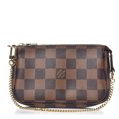 Louis Vuitton Damier Ebene Mini Pochette Accessories 1 of 7