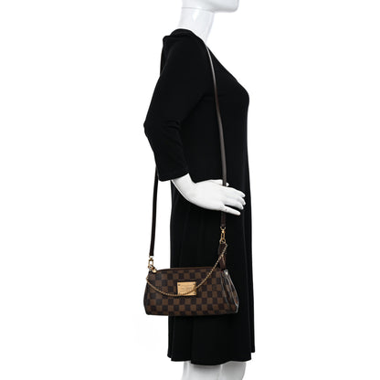 Louis Vuitton LOUIS VUITTON Damier Ebene Eva Clutch 2 of 10