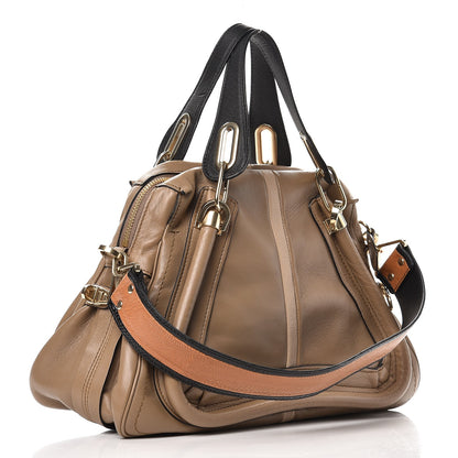 Chloe Sheepskin Ostrich Medium Military Paraty Ivy Jungle 3 of 8
