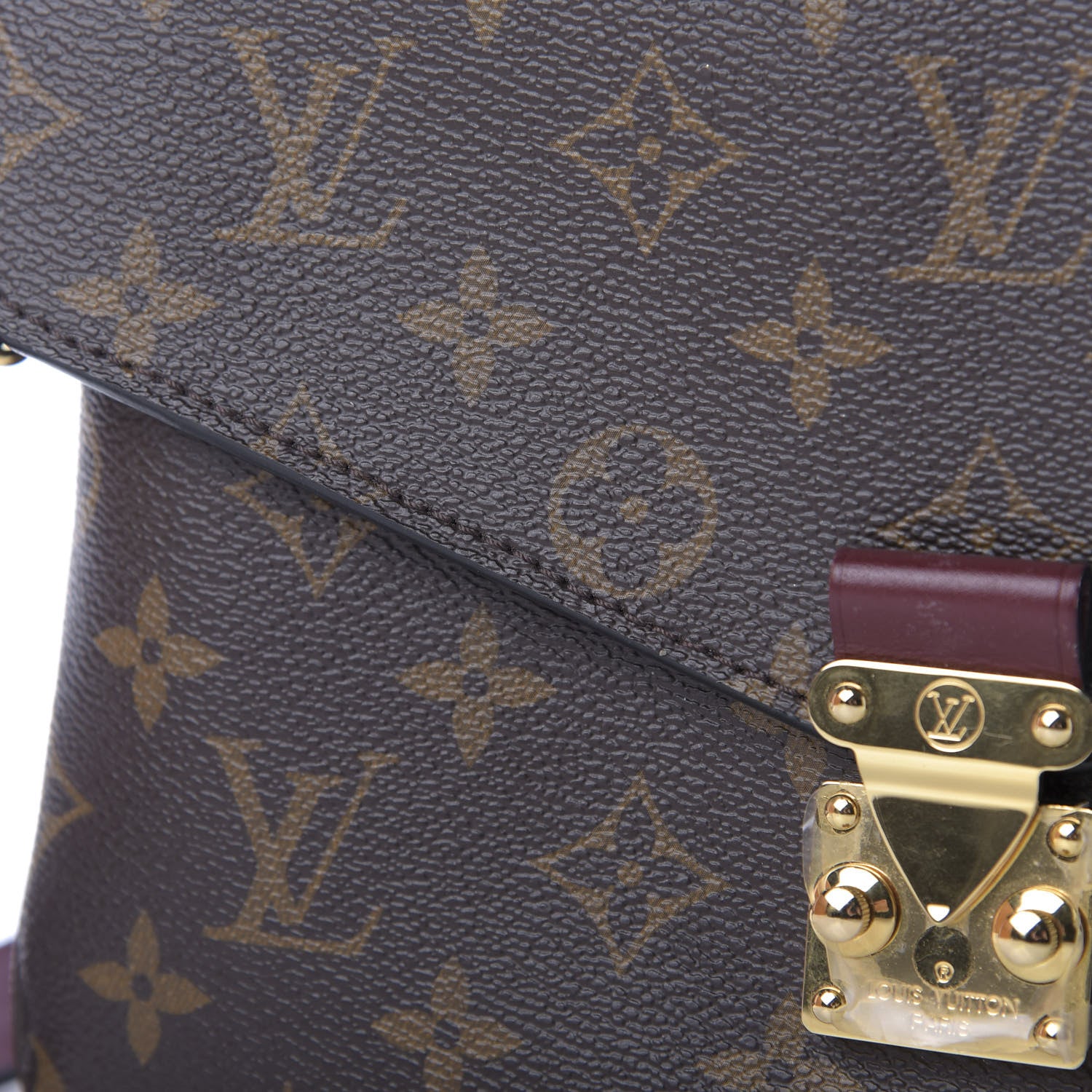 Louis Vuitton Monogram Braided Pochette Metis Safran 13 of 16