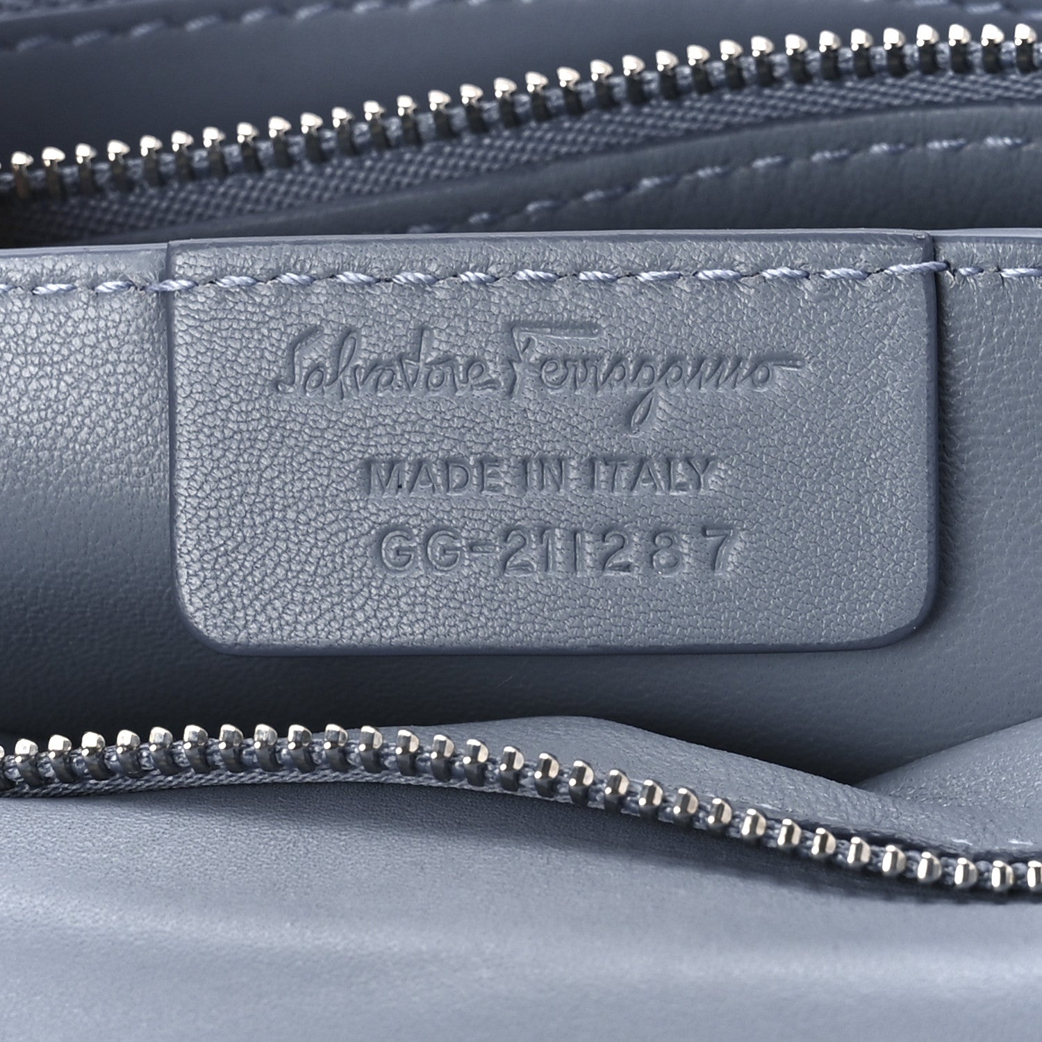 Salvatore Ferragamo Calfskin Small Viva Bow Shoulder Bag Blue 7 of 12