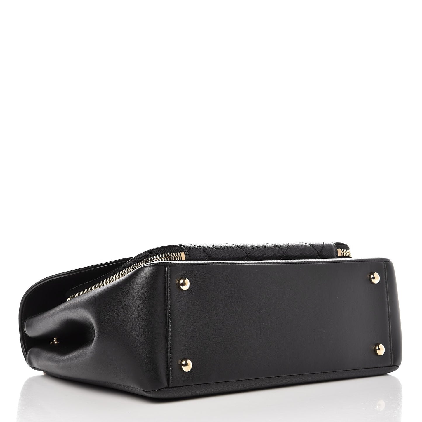 Caviar Quilted Large Business Affinity Flap Black