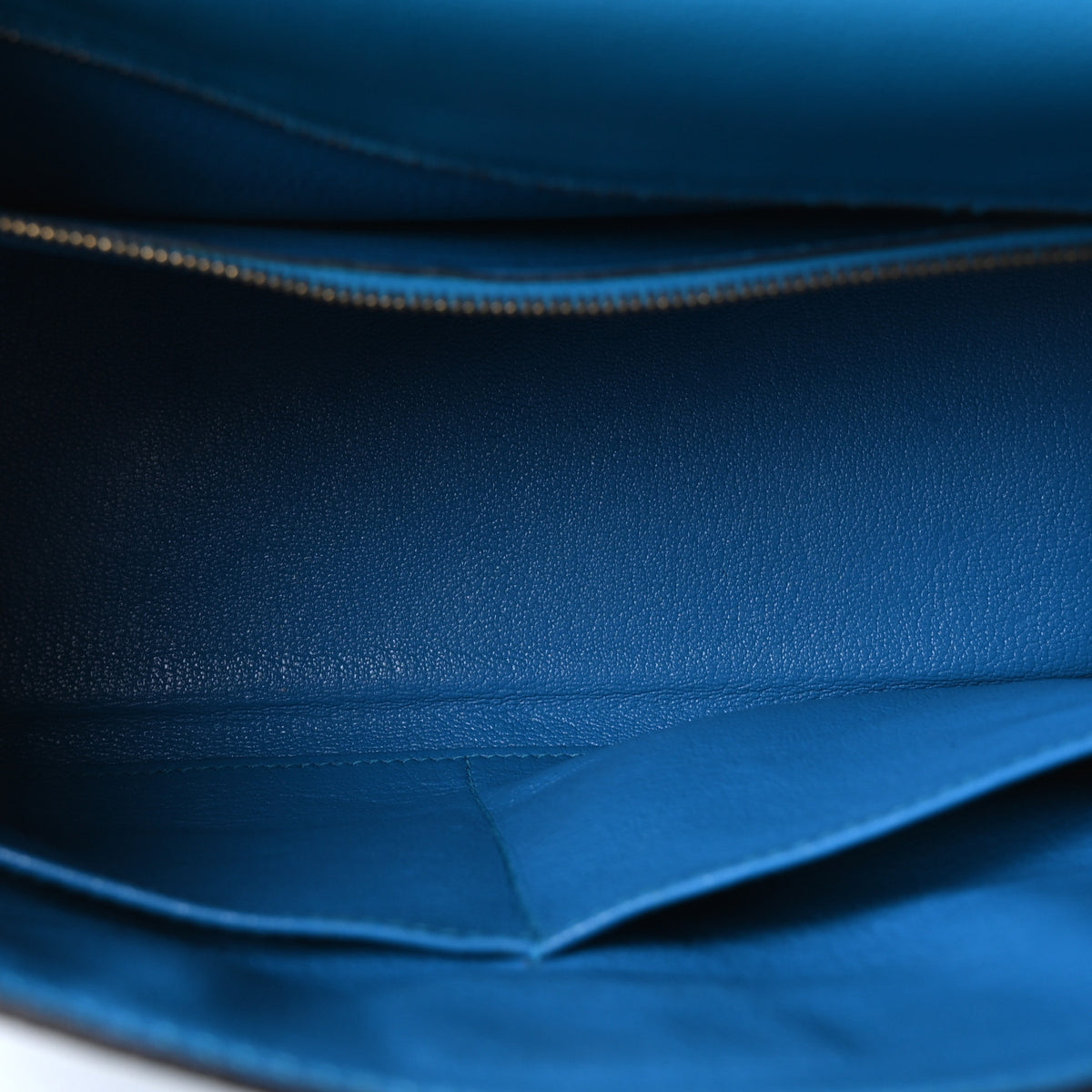 Hermes Evercolor Kelly Retourne 28 Bleu Zanzibar 4 of 9