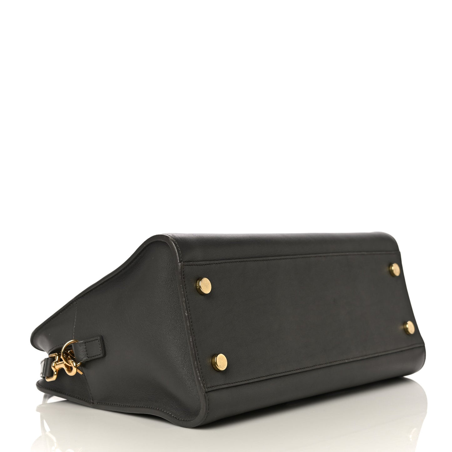 Calfskin Monogram Small Cabas Black
