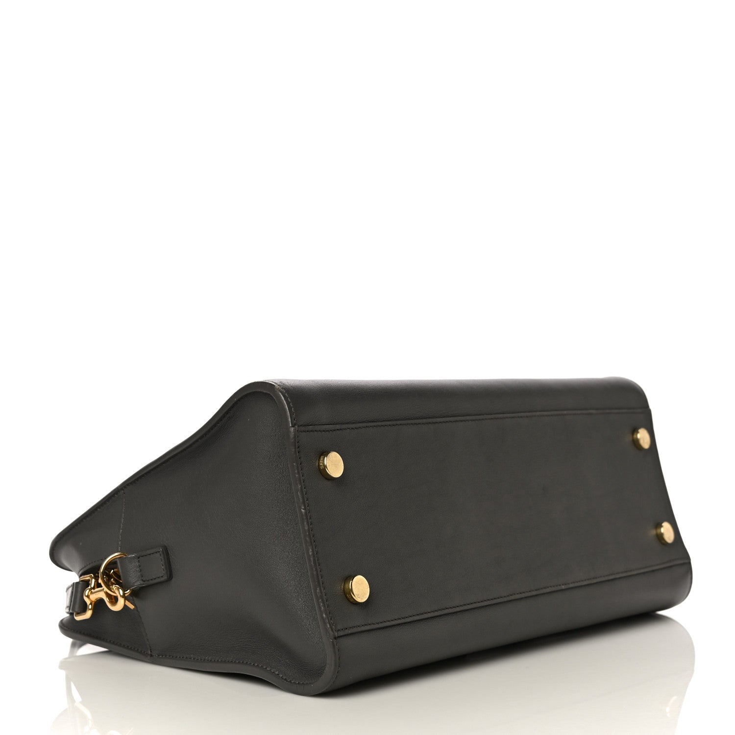Saint Laurent Calfskin Monogram Small Cabas Black 3 of 11