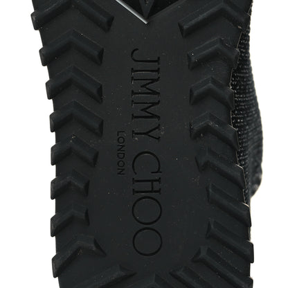 Jimmy Choo Lurex Knit Norway Sneakers 36.5 Black 6 of 7