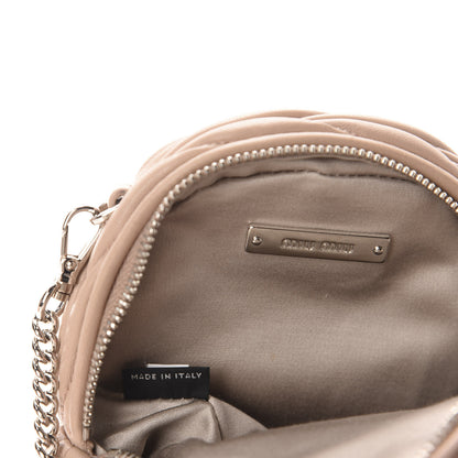 Miu Miu Nappa Matelasse Mini Backpack Cammeo 10 of 12