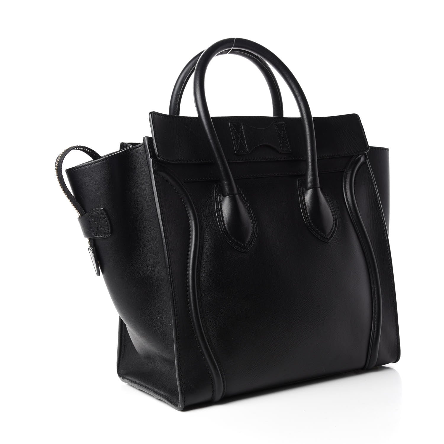 Celine Smooth Calfskin Mini Luggage Black 3 of 10