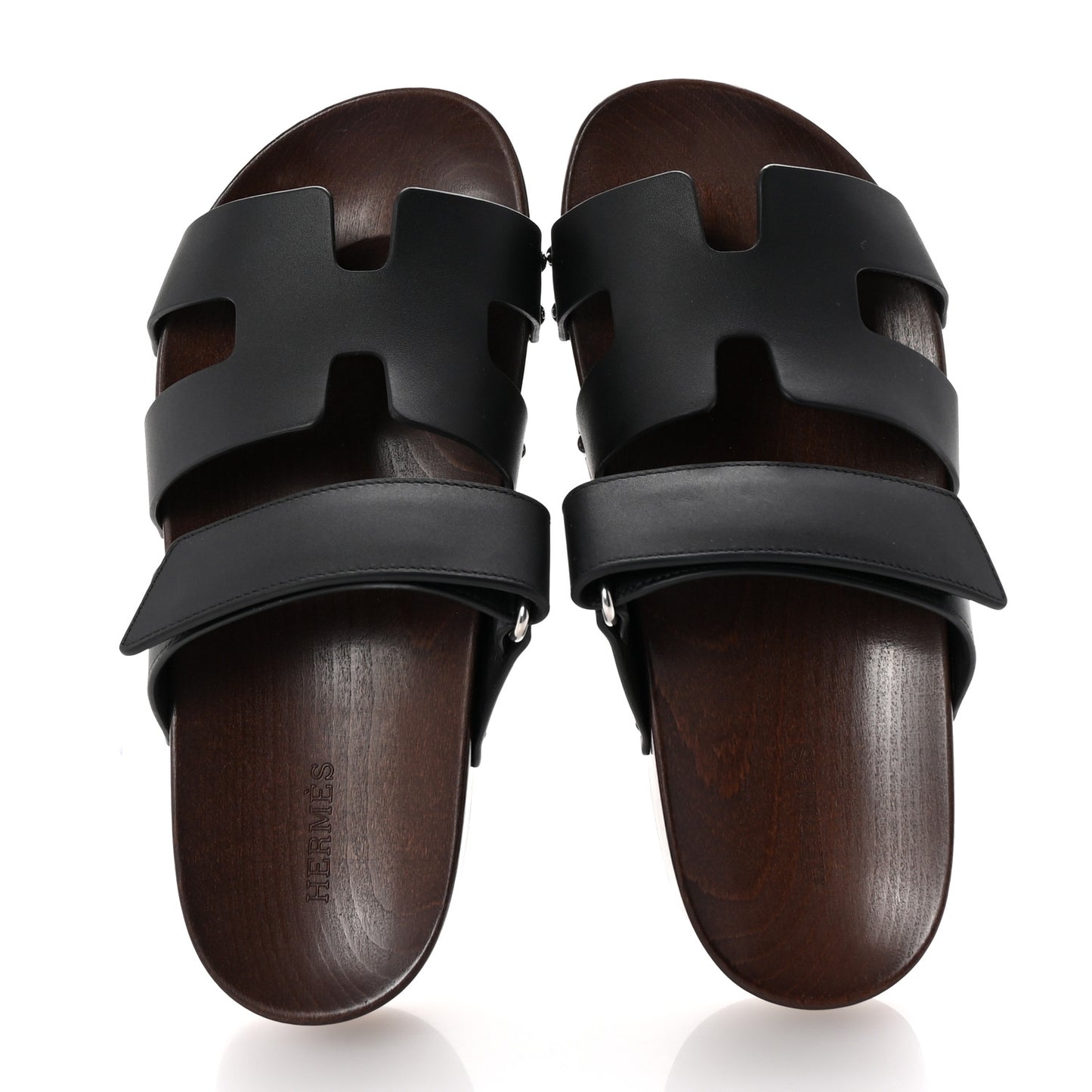 Calfskin Womens Kos Clog 37 Black