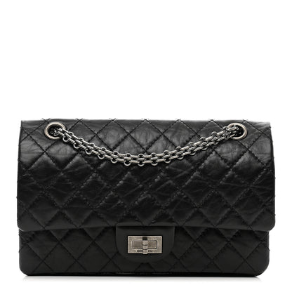 Chanel Aged Calfskin Quilted 2.55 Reissue 225 Flap Black 1 of 10