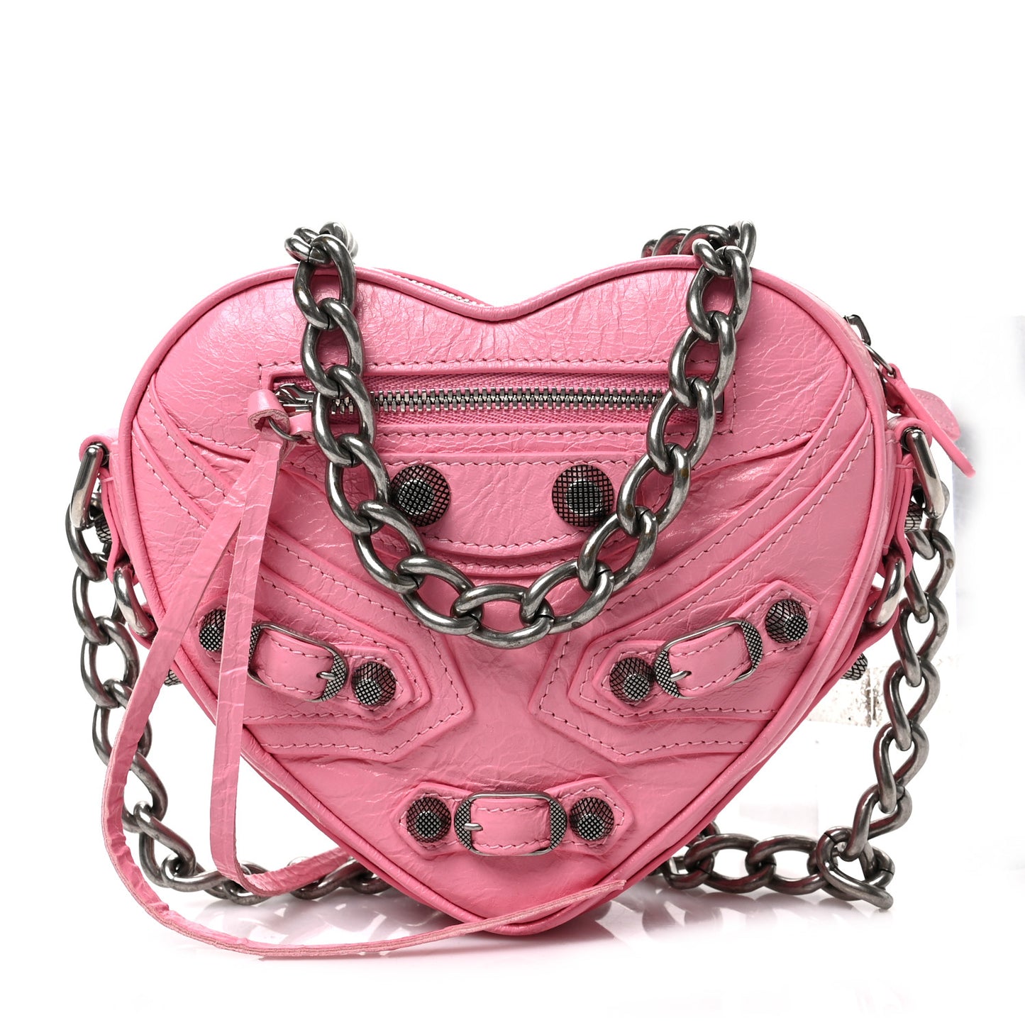 Agneau Arena Mini Le Cagole Heart Bag Sweet Pink