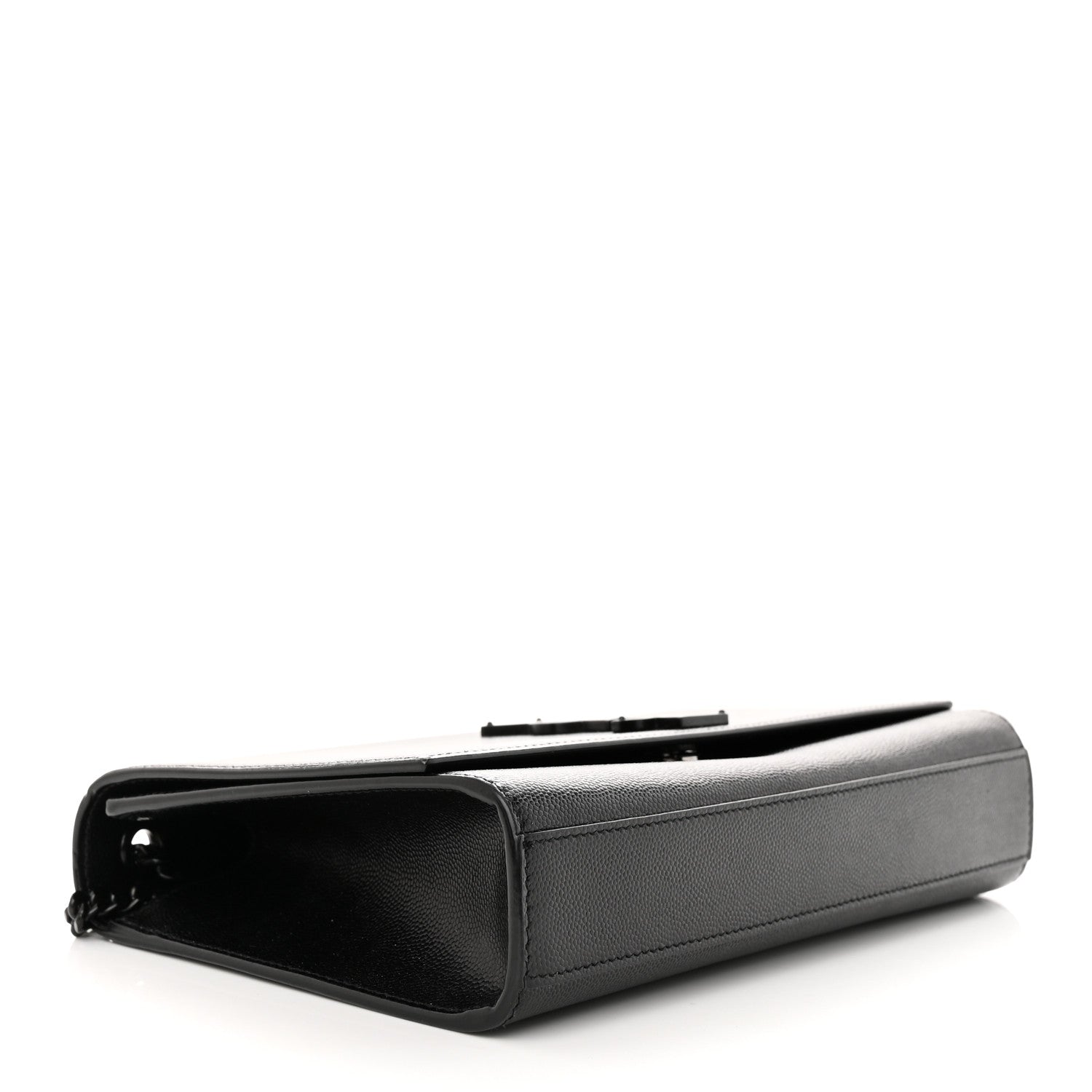 Saint Laurent Grain De Poudre Medium Classic Monogram Monochrome Kate Satchel Black 4 of 11