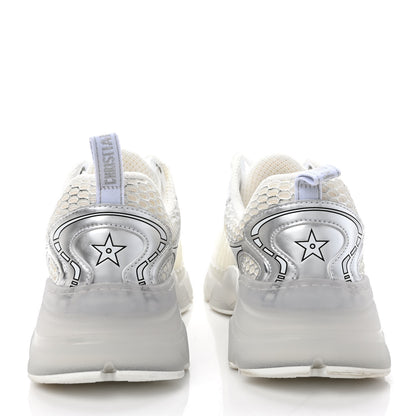Christian Dior Matte Technical Fabric Mesh Dior Vibe Sneakers 40 White Silver 5 of 9