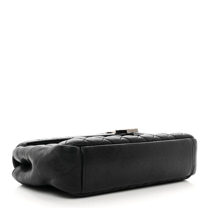 Saint Laurent Sheepskin Tri-Quilt Monogram Medium College Bag Black 4 of 11