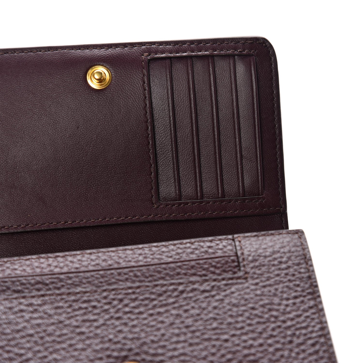 Mulberry Grain Vegetable Tanned Calfskin Medium Continental Wallet Oxblood 8 of 10