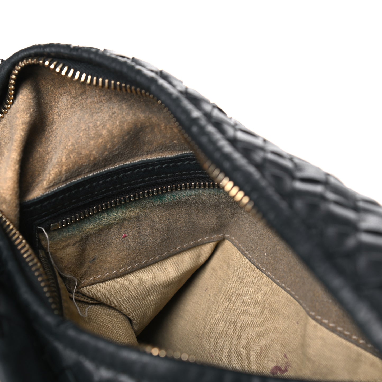 Nappa Intrecciato Medium Veneta Hobo Black