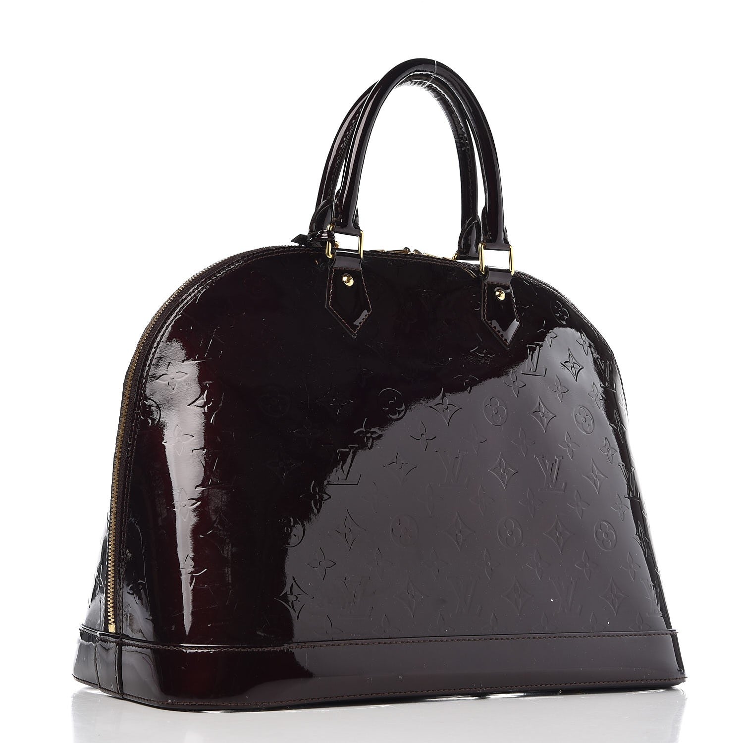 Louis Vuitton Vernis Alma GM Amarante 3 of 14