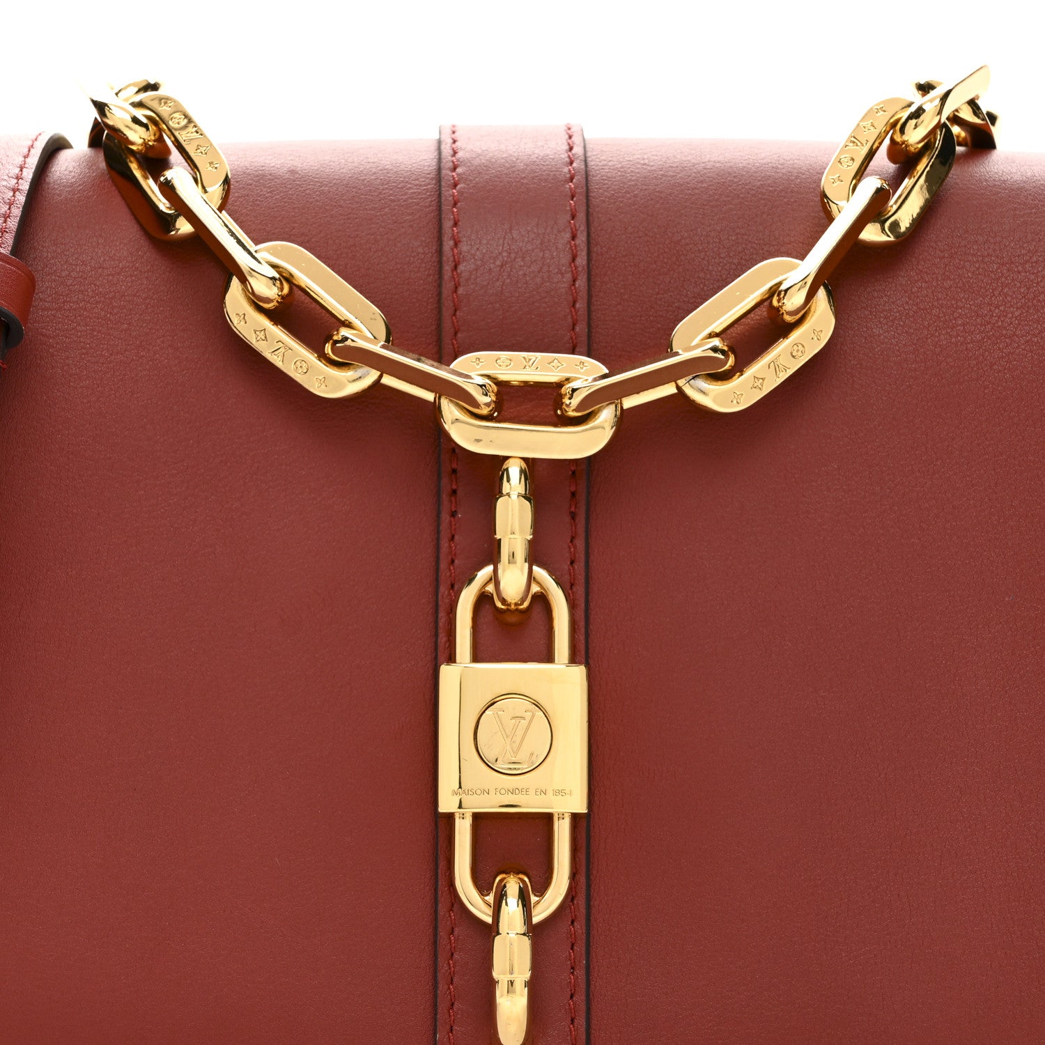 Louis Vuitton Calfskin Rendez-Vous Terracotta 7 of 9
