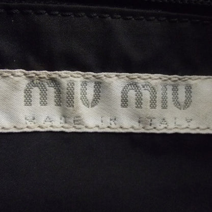 Miu Miu Leather Double Pocket Shoulder Bag 8 of 11