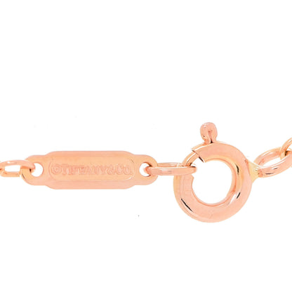 Tiffany 18K Rose Gold Small Oval Key Station Pendant Necklace 9 of 10