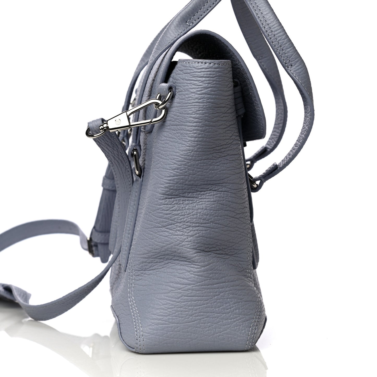Textured Calfskin Medium Pashli Satchel Lilac