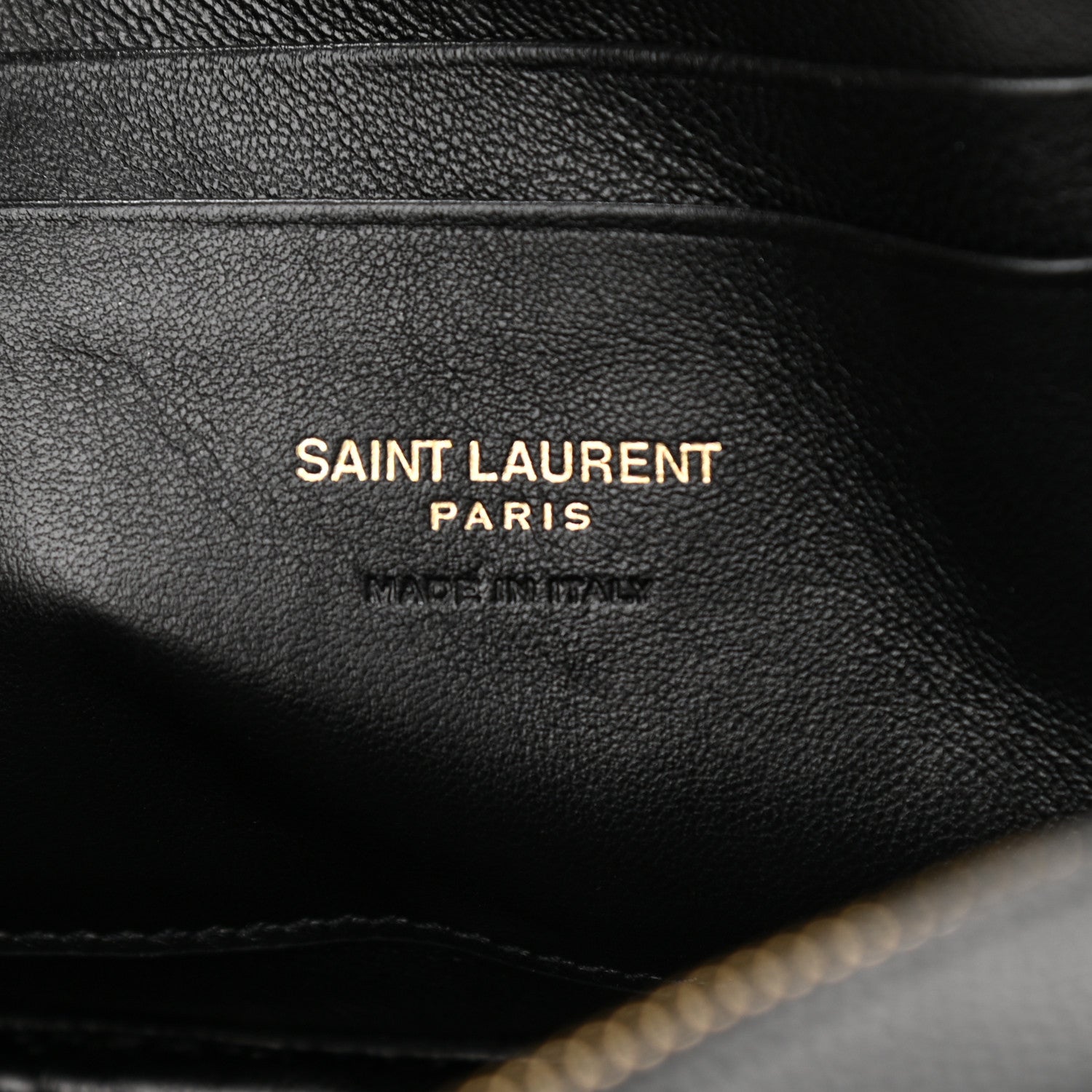 Saint Laurent Grain De Poudre Matelasse Monogram Mini Lou Camera Bag Black 6 of 11