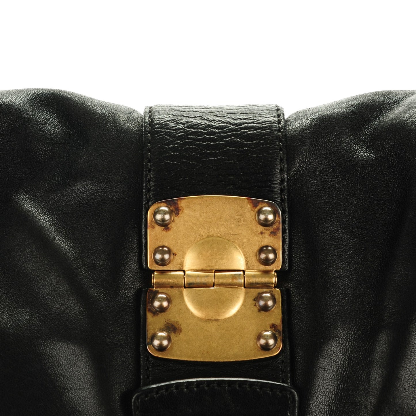 Nappa Matelasse Coffer Hobo Black