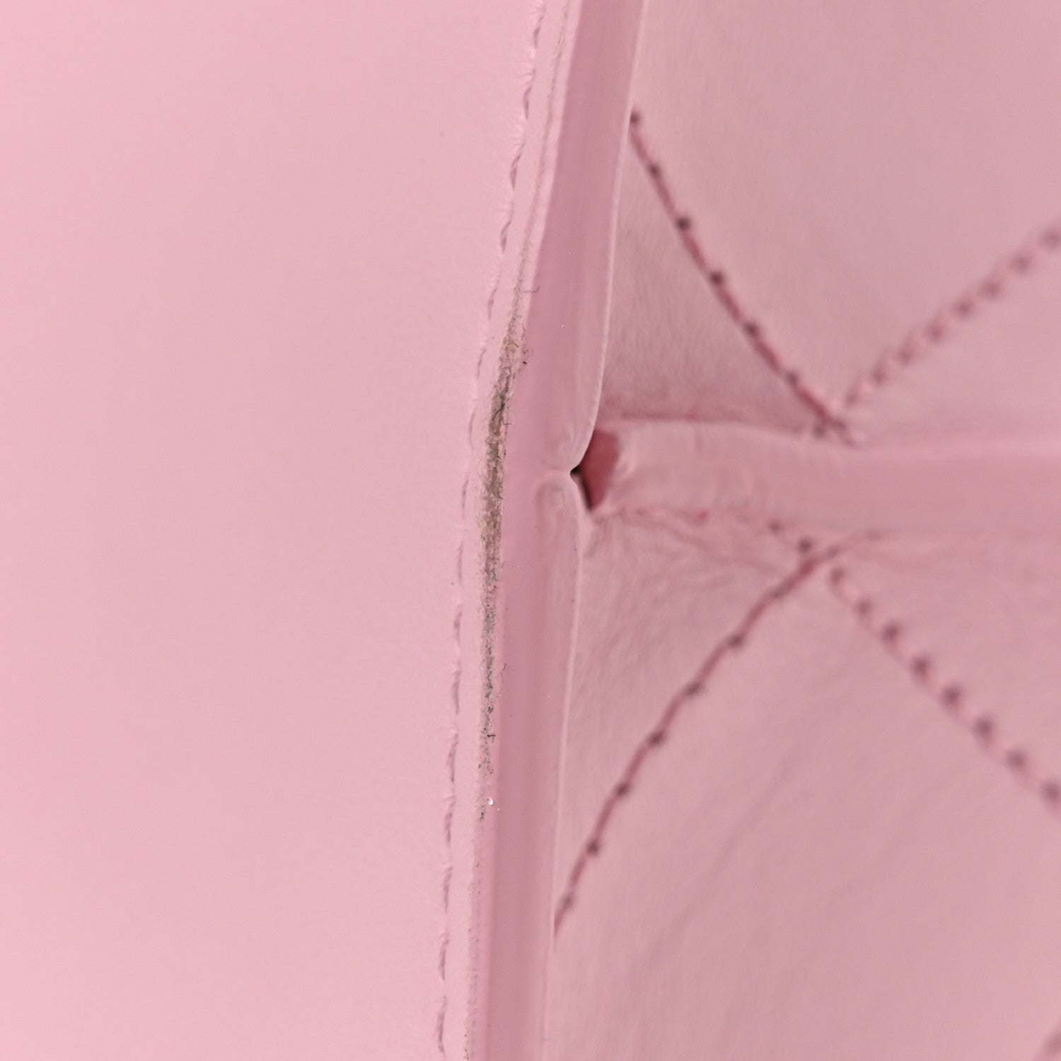 Chanel Calfskin Stitch Medium Ring My Bag Shopping Tote Pink 11 of 11