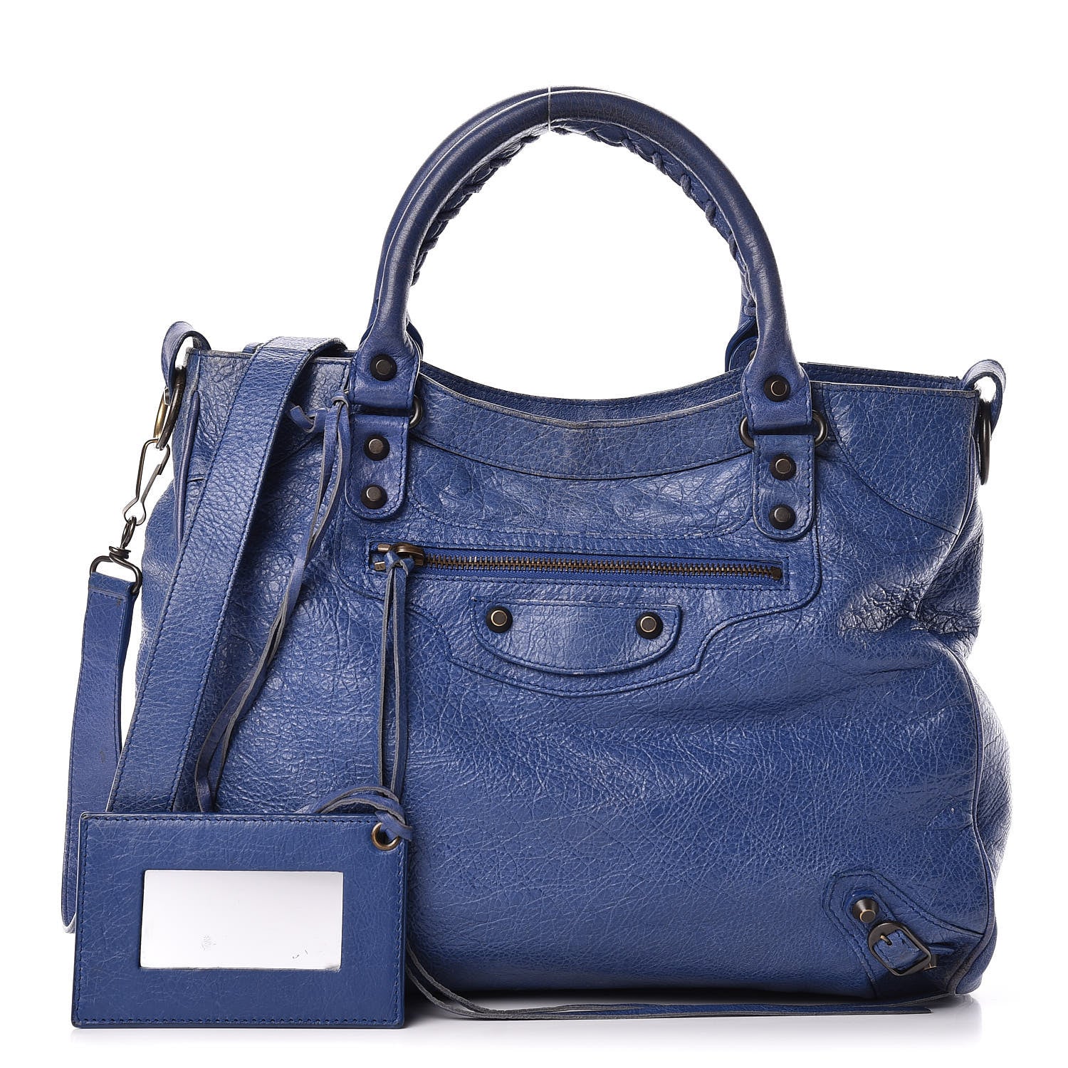 Balenciaga Agneau Classic Hardware Velo Bleut Bleu Glacier 1 of 14