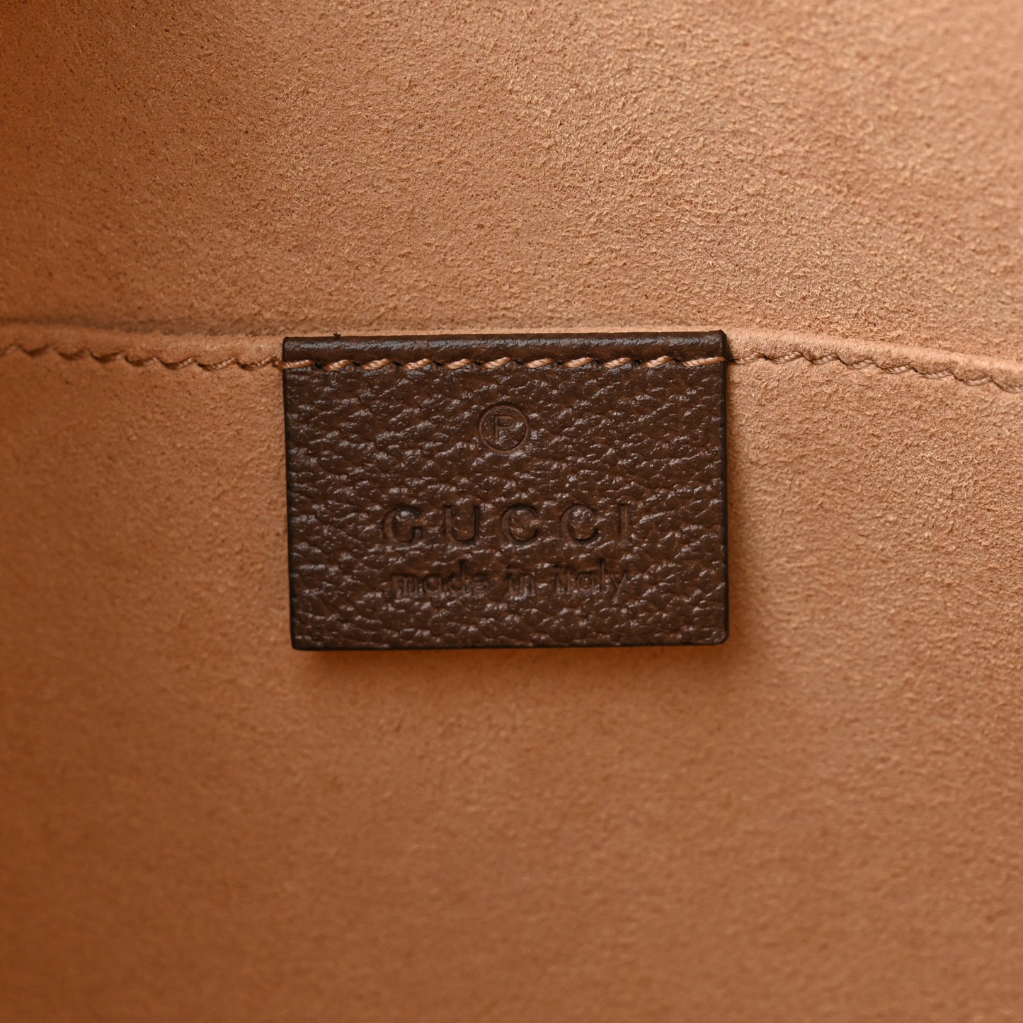 GG Supreme Monogram Web Ophidia Pouch Brown
