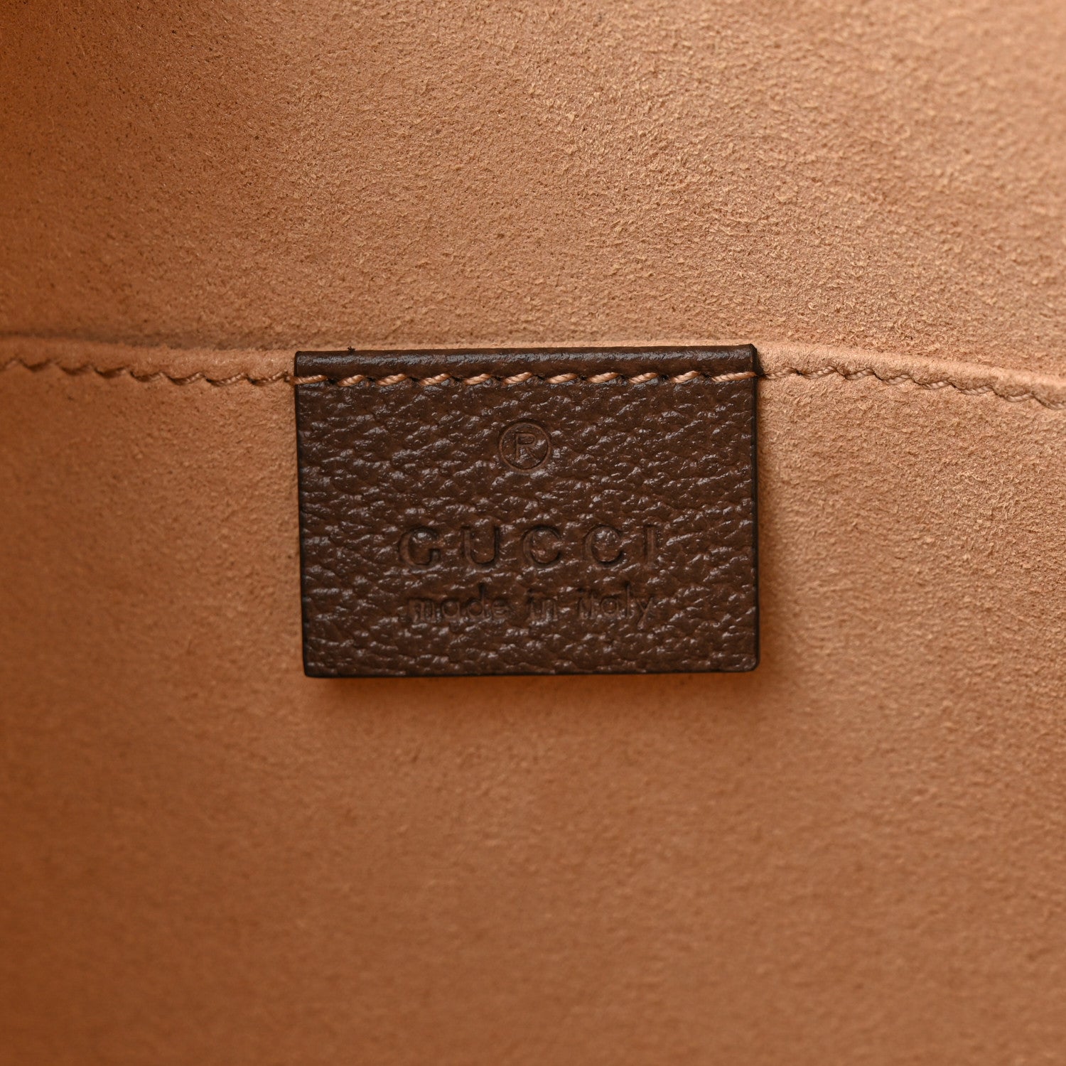 Gucci GG Supreme Monogram Web Ophidia Pouch Brown 6 of 10
