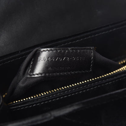 Saint Laurent Velvet Y Quilted Monogram Toy Loulou Crossbody Bag French Black 8 of 14