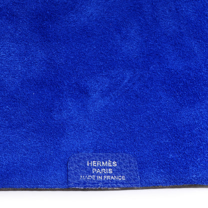 Hermes Togo Ulysse PM Notebook Cover Bleu Electrique 6 of 7