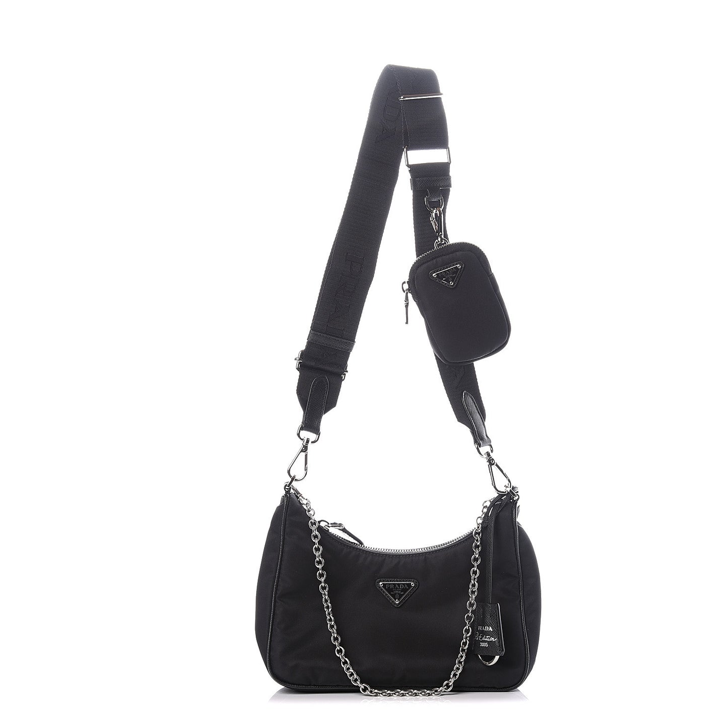 Nylon Re-Edition 2005 Shoulder Bag Black