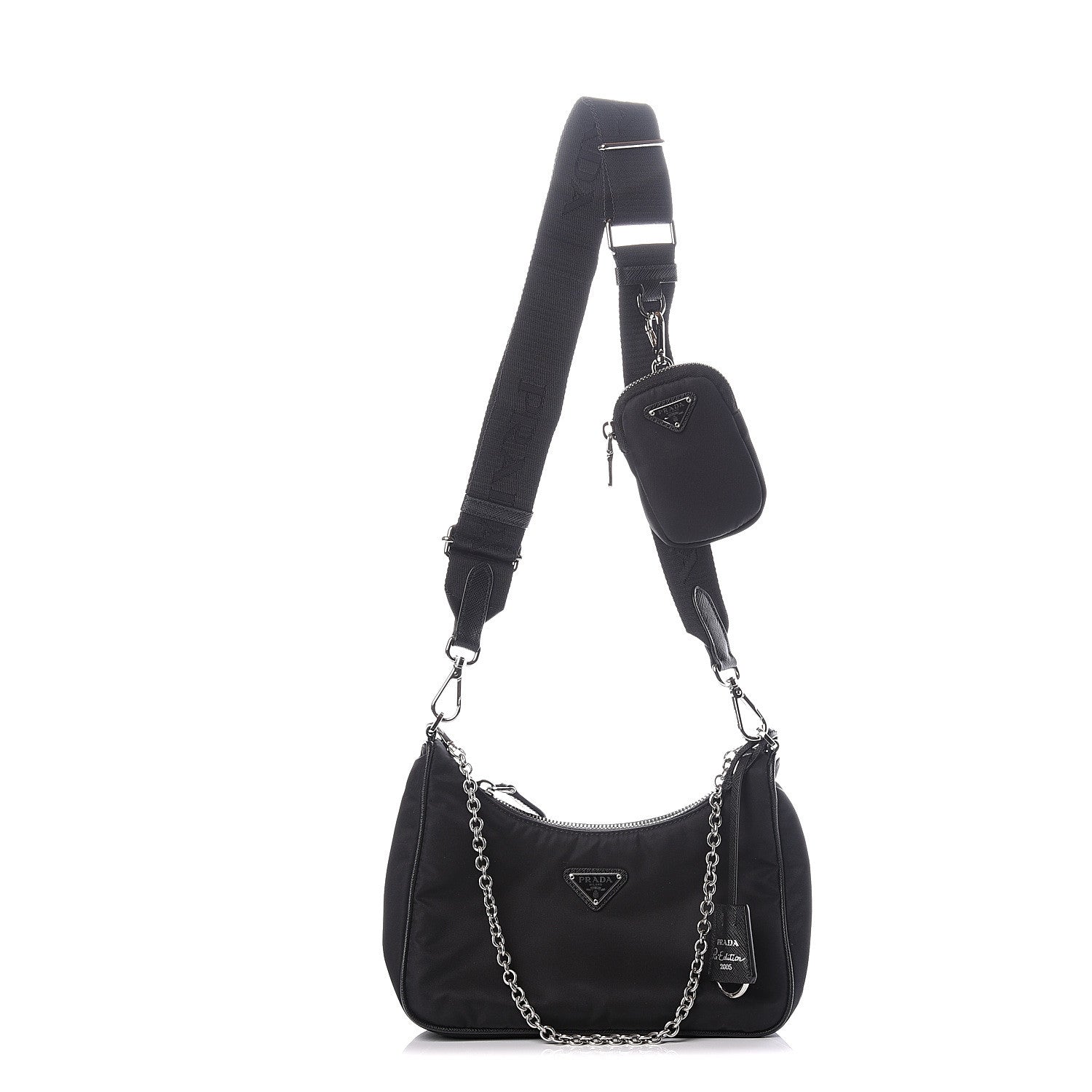 Prada Nylon Re-Edition 2005 Shoulder Bag Black 1 of 13