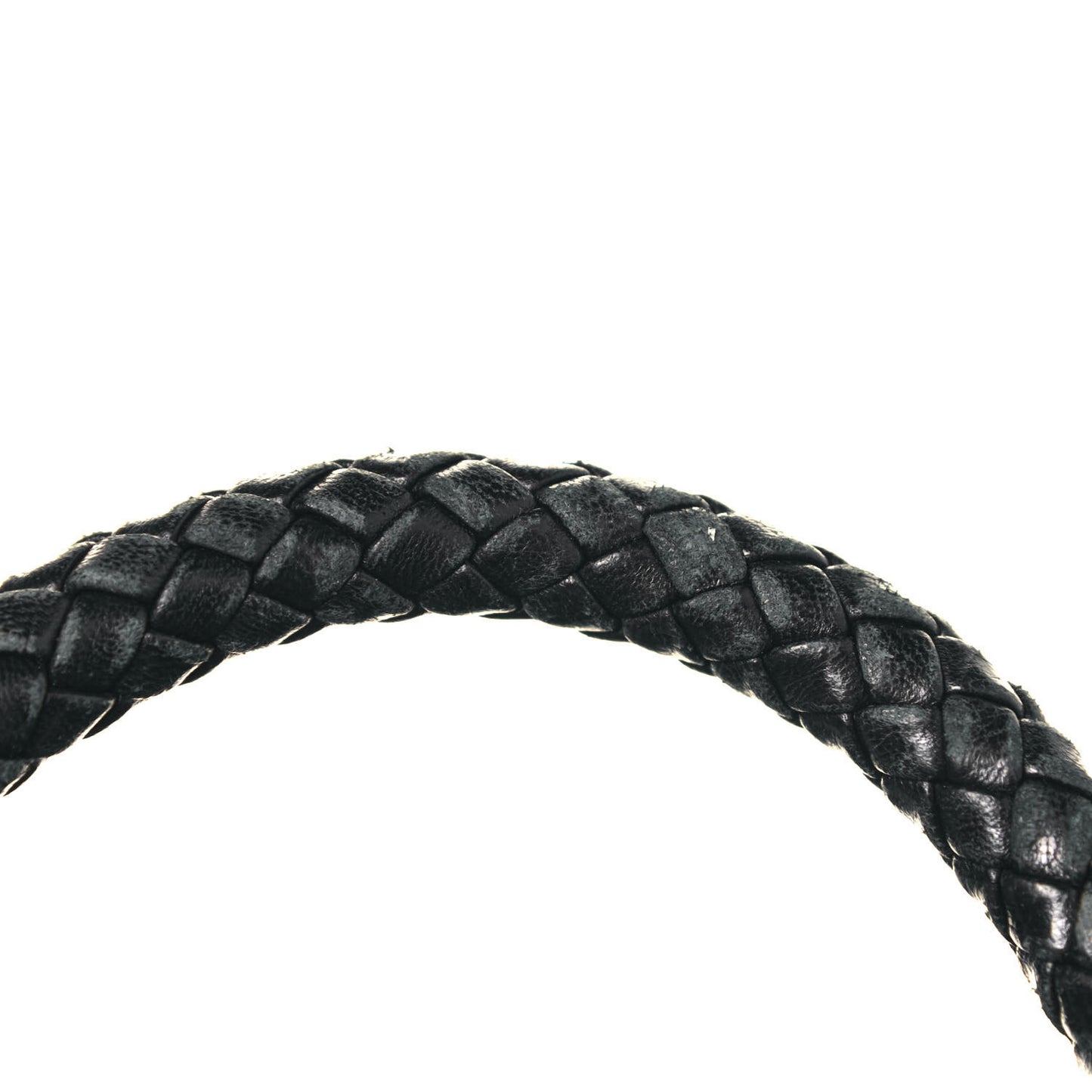 Tessuto Nylon Nappa Braided Gaufre Shopping Satchel Black