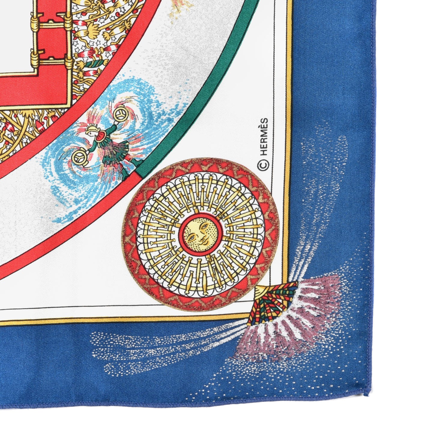 Silk Feux D'Artifice Pocket Square