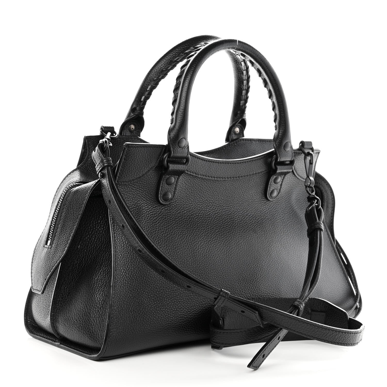 Balenciaga Grained Calfskin Neo Classic Black Hardware S City Black 3 of 10