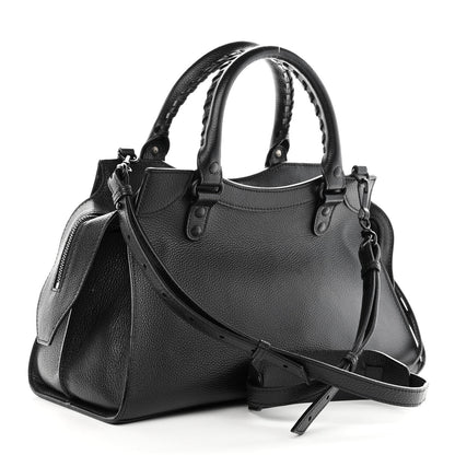 Balenciaga Grained Calfskin Neo Classic Black Hardware S City Black 3 of 10