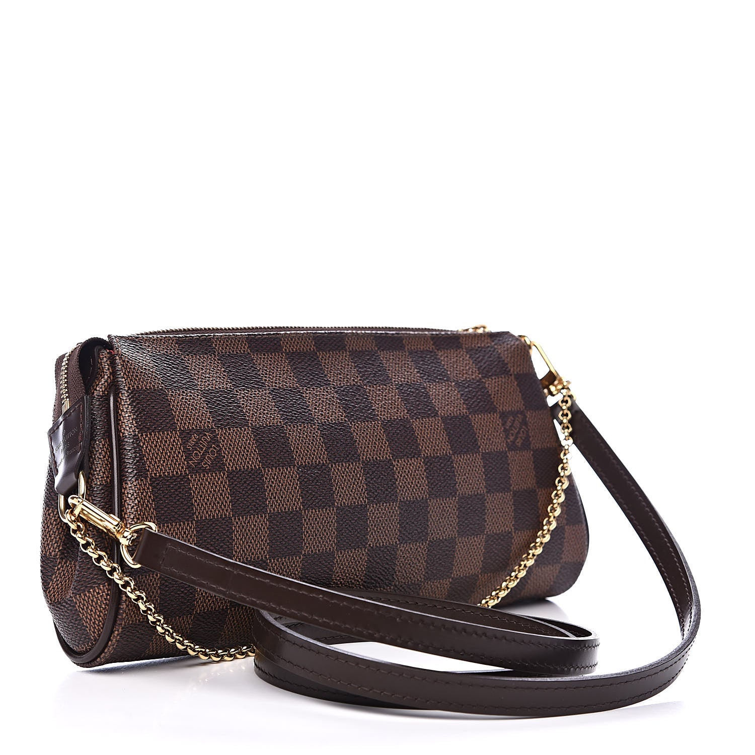Louis Vuitton Damier Ebene Eva Clutch 3 of 10