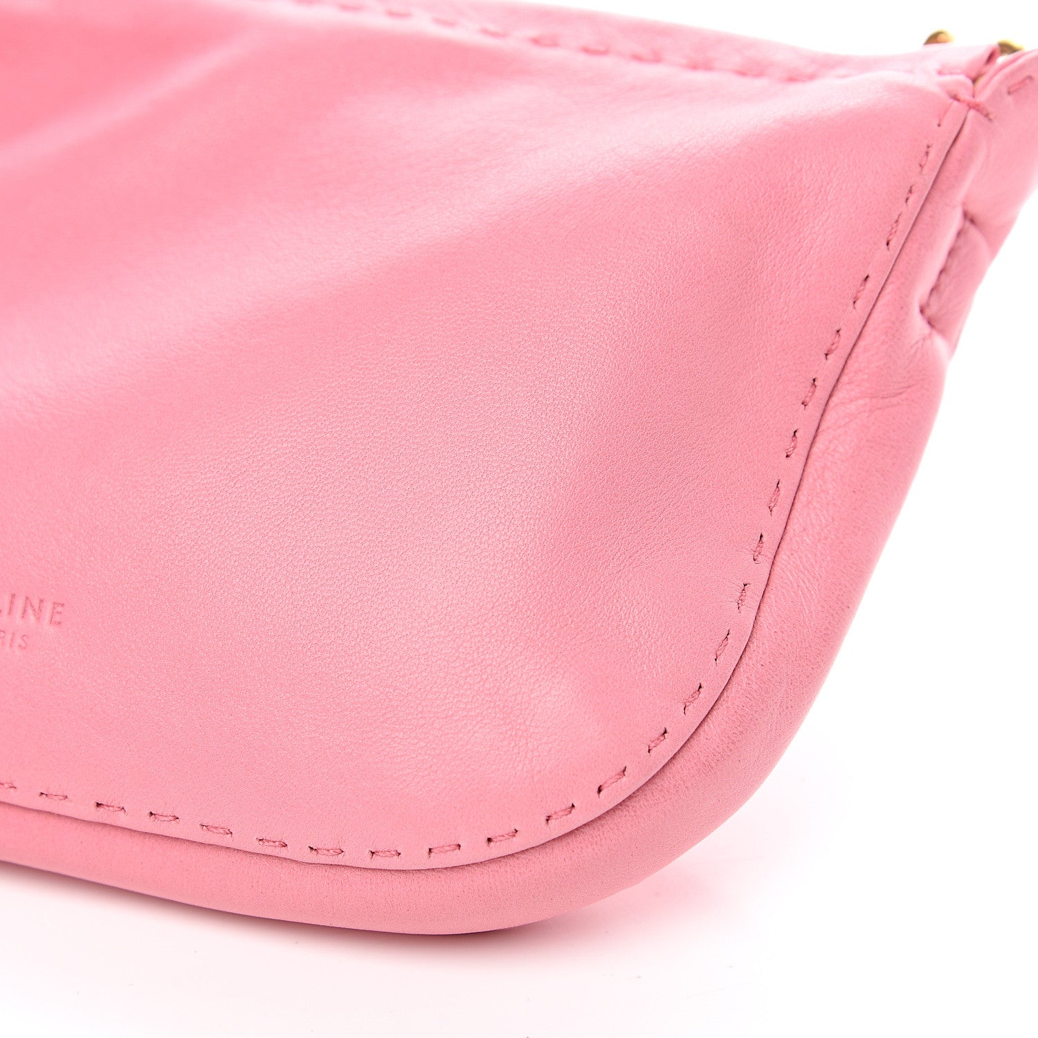Celine Soft Lambskin Mini Croissant Pouch Crossbody Bag Bubble 7 of 7